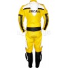 Ducati Corse Yellow Leather Motorcycle Suit